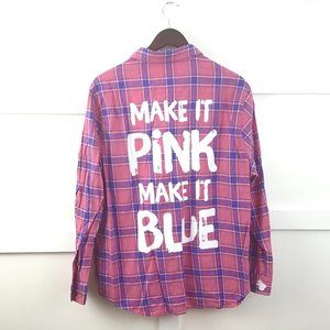Cakeworthy Disney Flannel Shirt Aurora Size XL